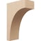 Ekena Millwork 11"W x 22"D x 33"H Classic Stockport Rough Cedar Woodgrain TimberThane Corbel, Primed Tan CORUR11X22X33STORCPR - alternate 1
